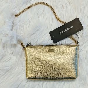 Dolce & Gabbana Gold Mini Bag Clutch